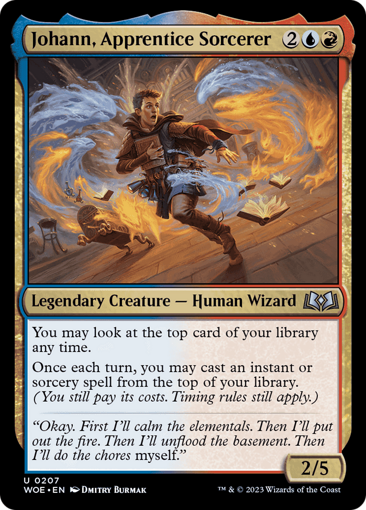 Johann, Apprentice Sorcerer [Wilds of Eldraine] | Gamer Loot