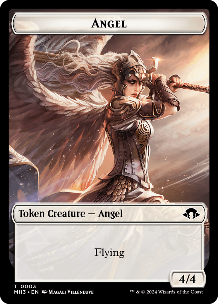 Phyrexian Germ // Angel Double-Sided Token [Modern Horizons 3 Tokens] | Gamer Loot