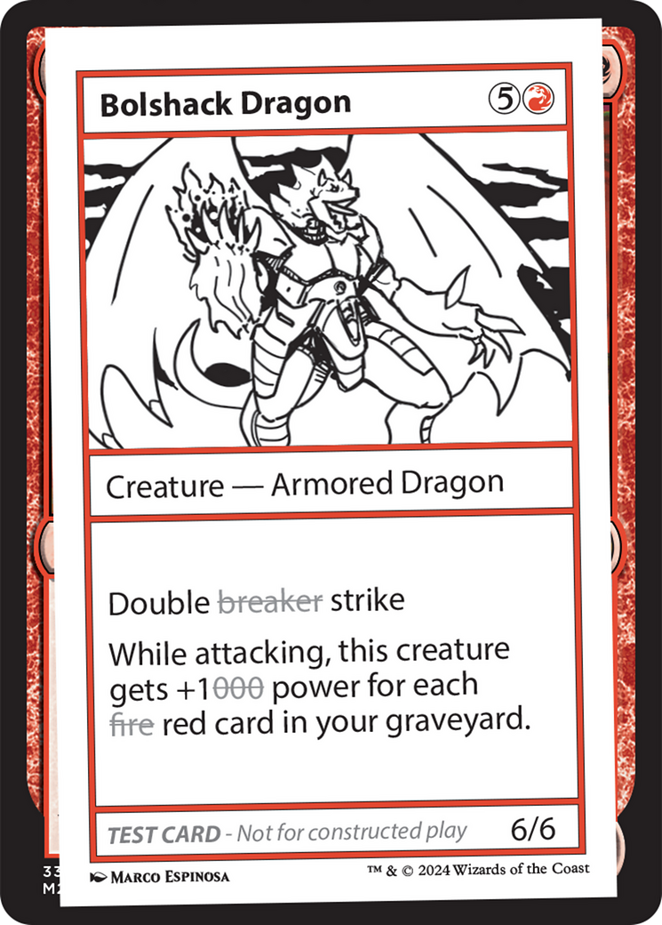 Bolshack Dragon [Mystery Booster 2 Playtest Cards] | Gamer Loot