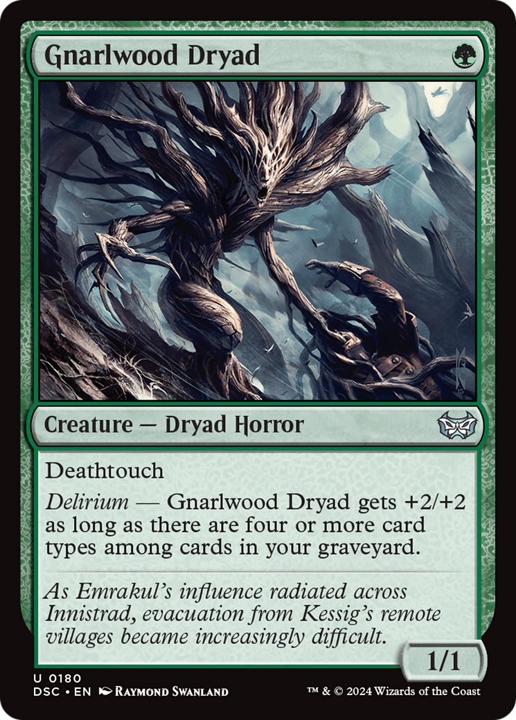 Gnarlwood Dryad [Duskmourn: House of Horror Commander] | Gamer Loot