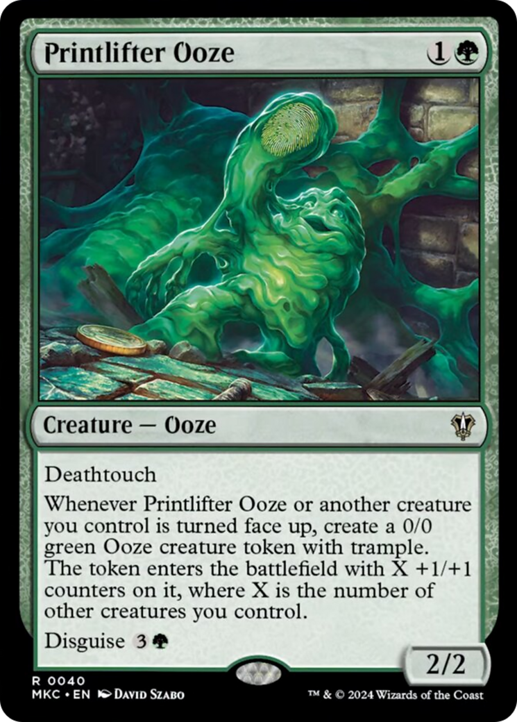 Printlifter Ooze [Murders at Karlov Manor Commander] | Gamer Loot