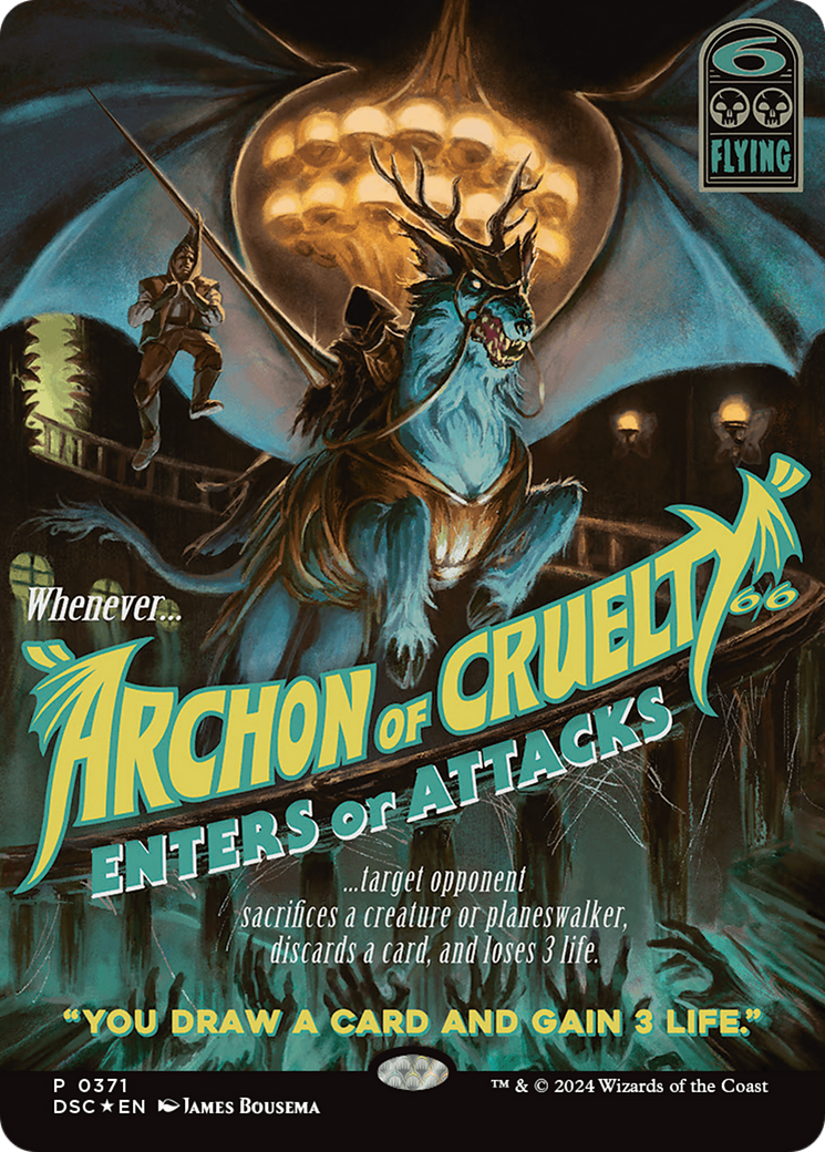 Archon of Cruelty (Showcase) [Duskmourn: House of Horror Commander] | Gamer Loot