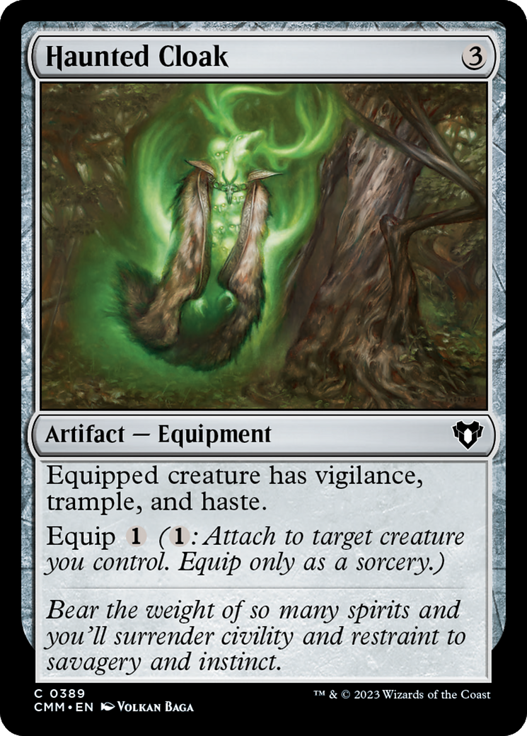Haunted Cloak [Commander Masters] | Gamer Loot