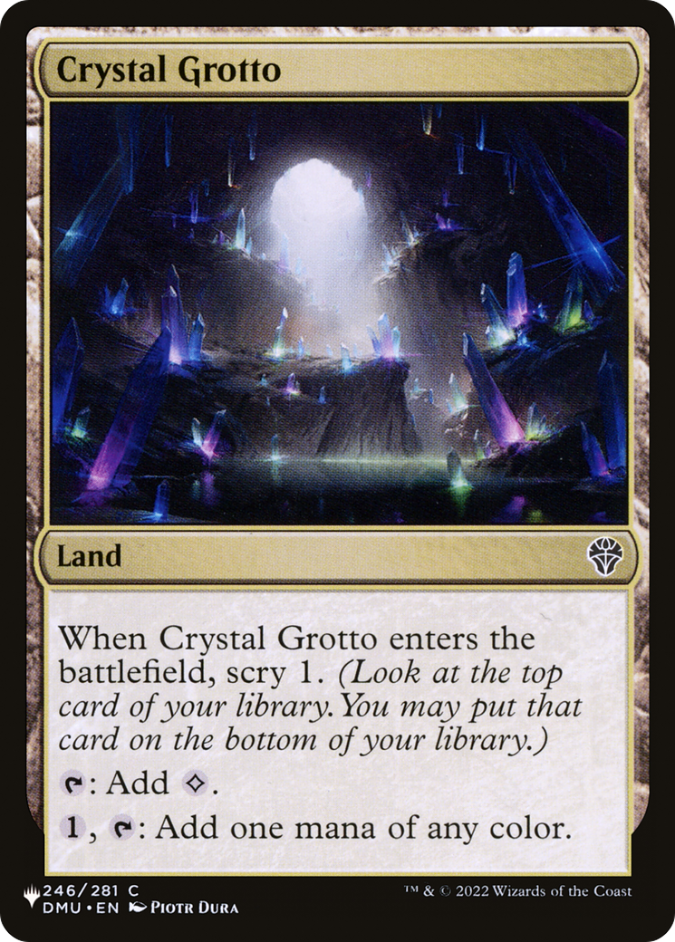 Crystal Grotto [The List Reprints] | Gamer Loot