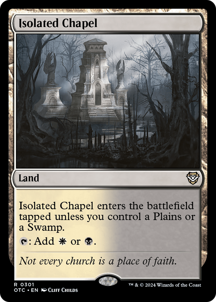 Isolated Chapel [Outlaws of Thunder Junction Commander] | Gamer Loot