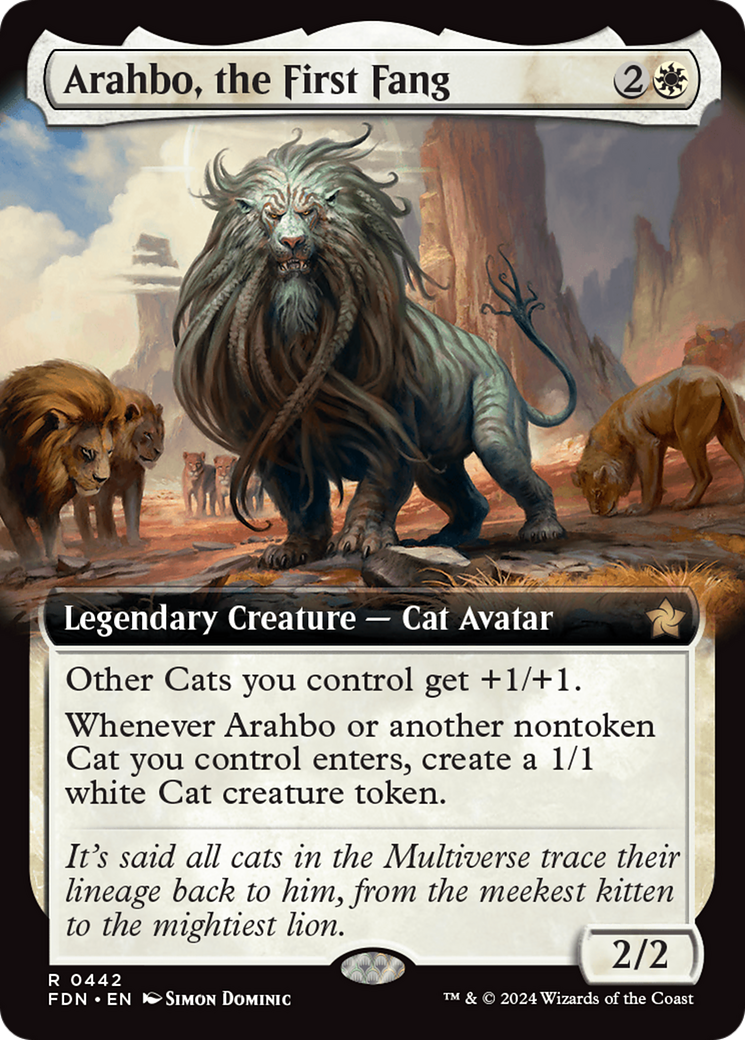 Arahbo, the First Fang (Extended Art) [Foundations] | Gamer Loot