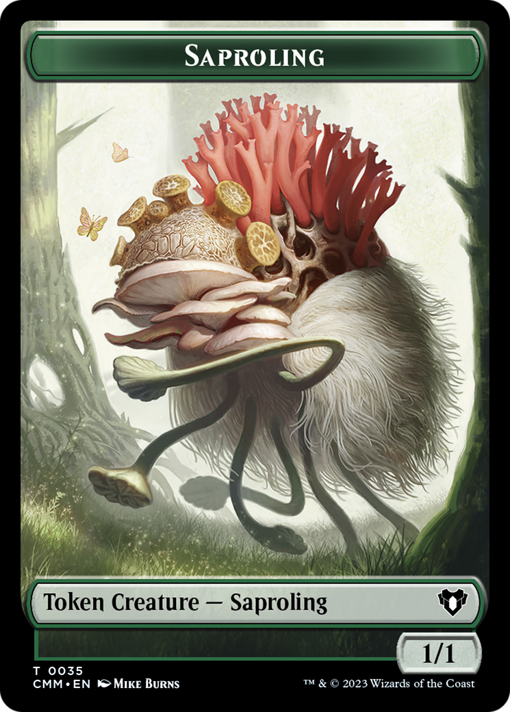 Saproling Token [Commander Masters Tokens] | Gamer Loot