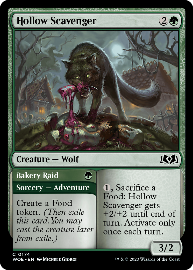 Hollow Scavenger // Bakery Raid [Wilds of Eldraine] | Gamer Loot