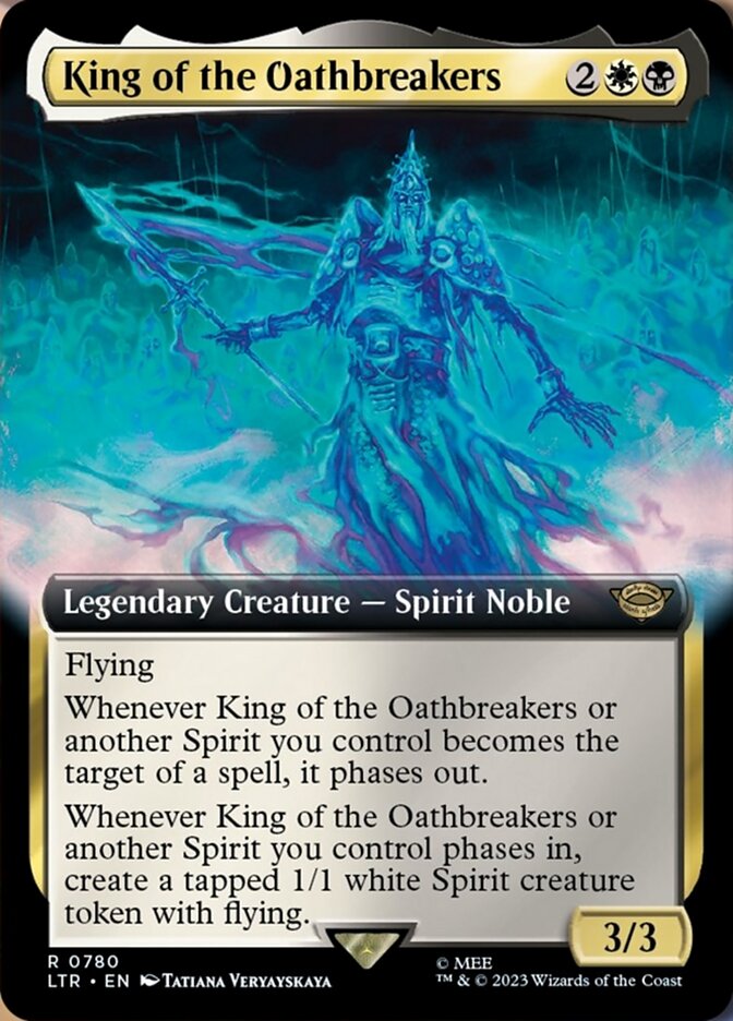 King of the Oathbreakers (Extended Art) (Surge Foil) [The Lord of the Rings: Tales of Middle-Earth] | Gamer Loot