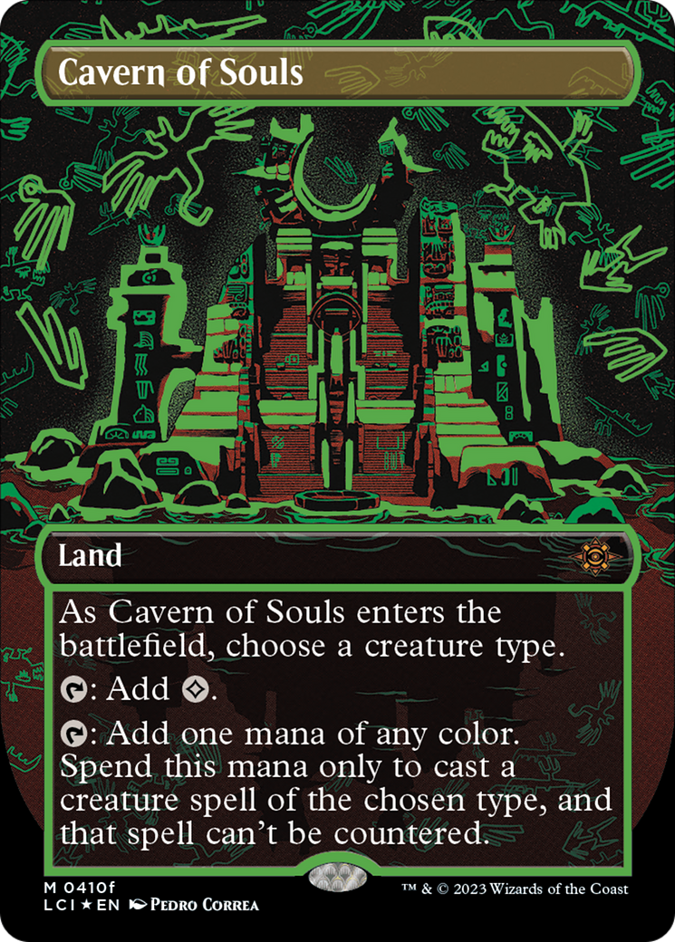 Cavern of Souls (0410f) (Borderless) [The Lost Caverns of Ixalan] | Gamer Loot