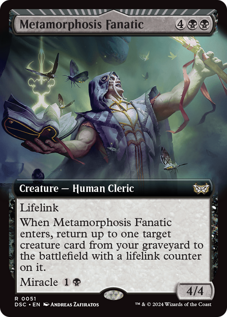 Metamorphosis Fanatic (Extended Art) [Duskmourn: House of Horror Commander] | Gamer Loot