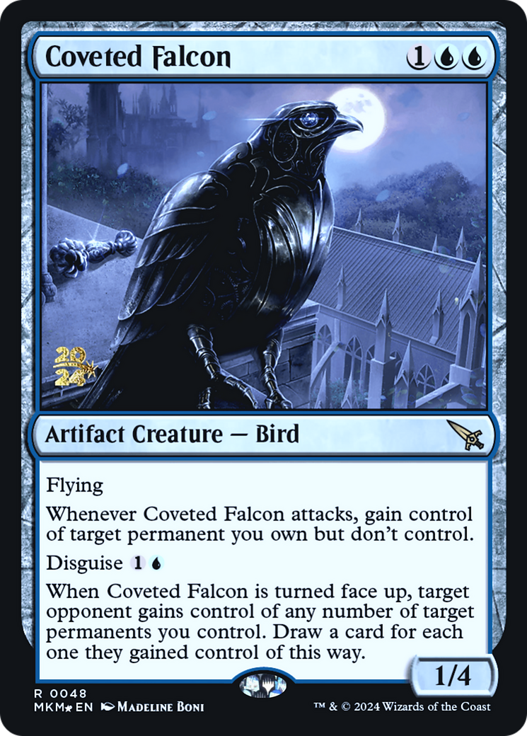 Coveted Falcon [Murders at Karlov Manor Prerelease Promos] | Gamer Loot