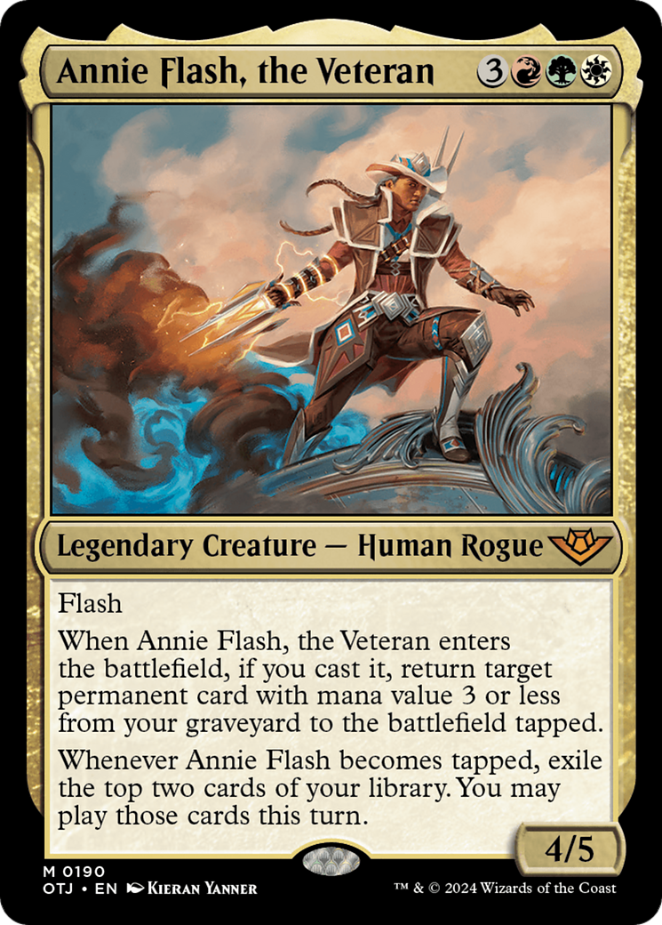 Annie Flash, the Veteran [Outlaws of Thunder Junction] | Gamer Loot