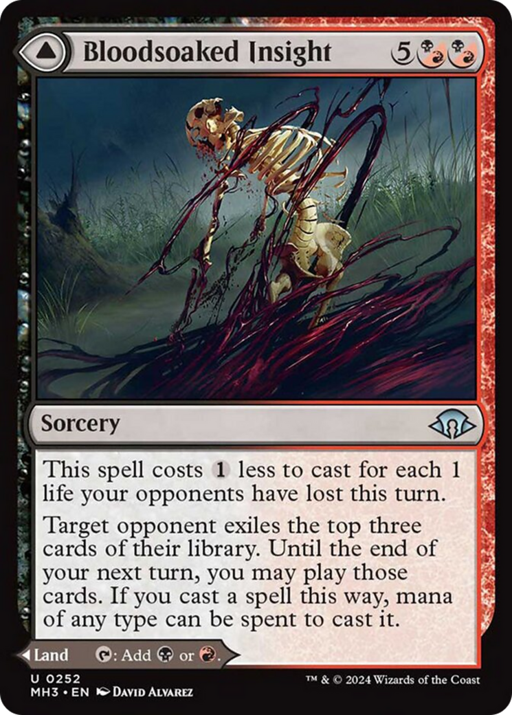 Bloodsoaked Insight // Sanguine Morass [Modern Horizons 3] | Gamer Loot