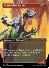 Scytheclaw Raptor (Borderless) [The Lost Caverns of Ixalan] | Gamer Loot