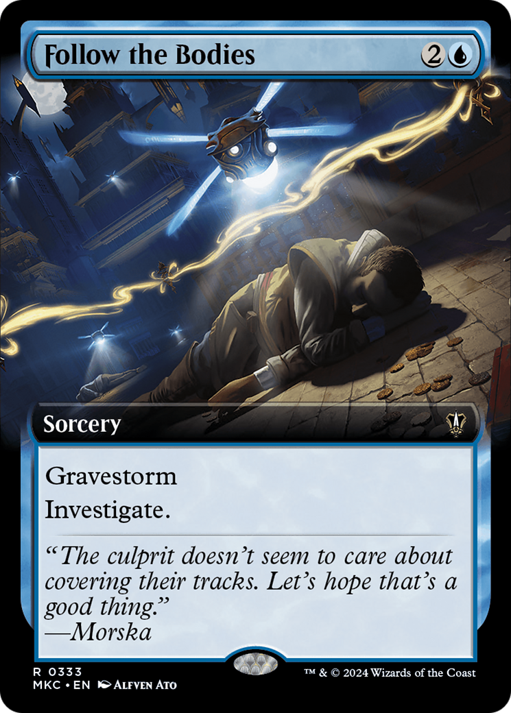 Follow the Bodies (Extended Art) [Murders at Karlov Manor Commander] | Gamer Loot