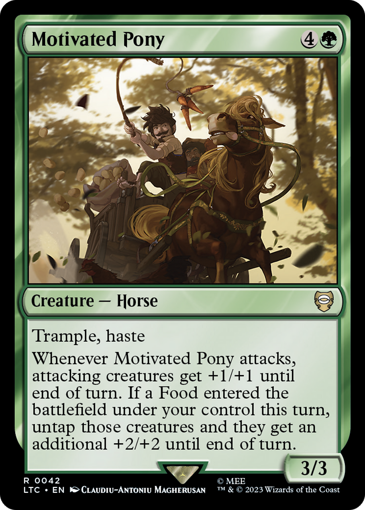 Motivated Pony [The Lord of the Rings: Tales of Middle-Earth Commander] | Gamer Loot