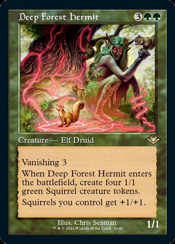 Deep Forest Hermit (Retro Foil Etched) [Modern Horizons] | Gamer Loot