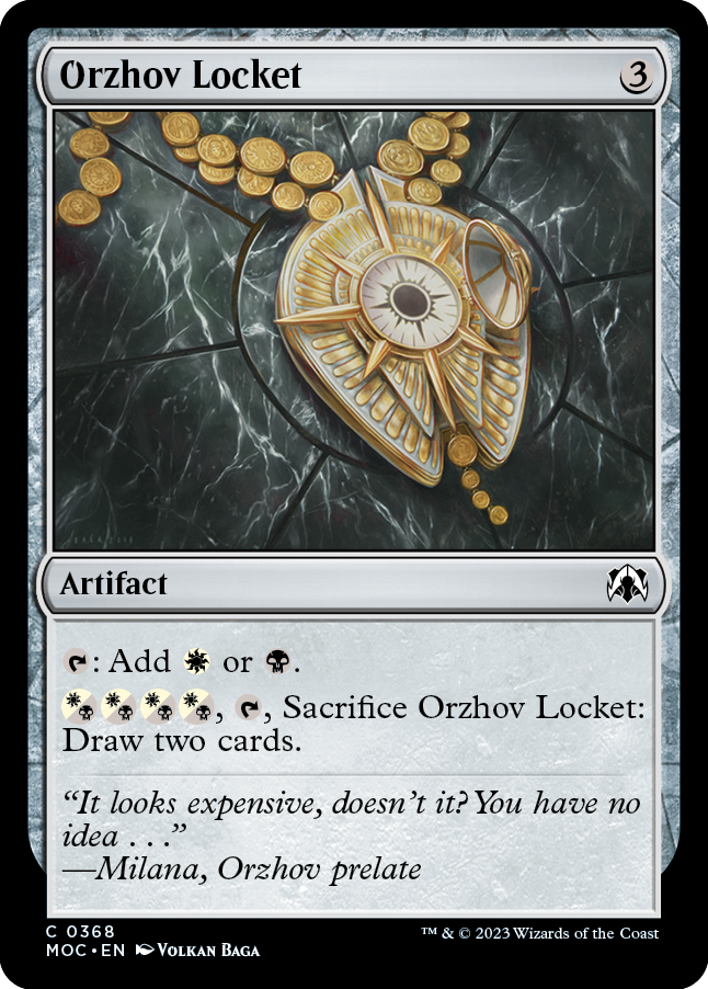 Orzhov Locket [March of the Machine Commander] | Gamer Loot