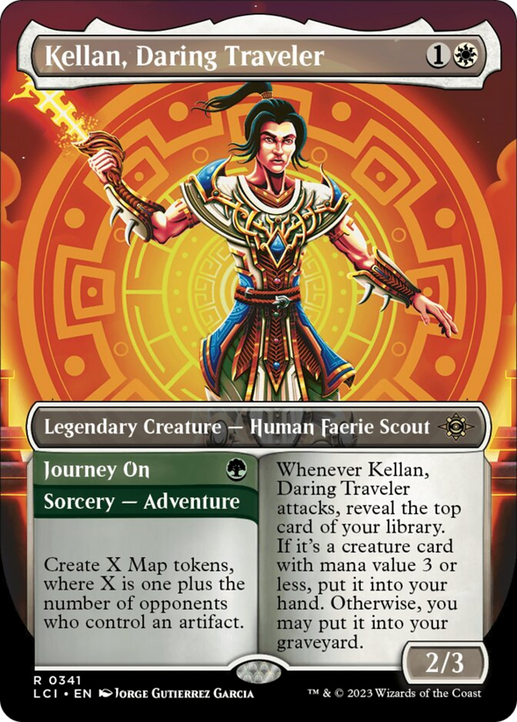 Kellan, Daring Traveler (Borderless) [The Lost Caverns of Ixalan] | Gamer Loot