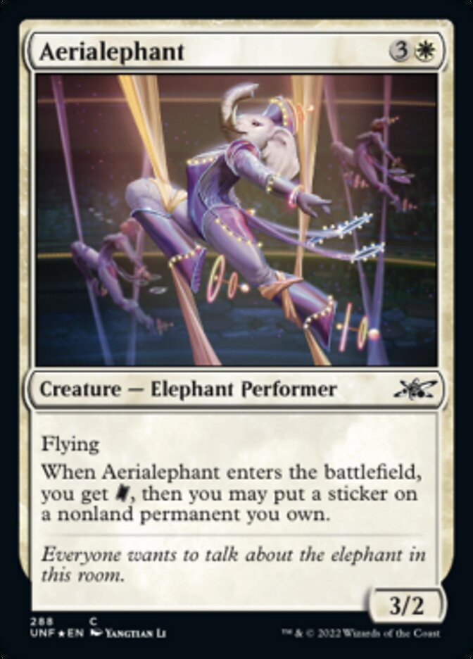 Aerialephant (Galaxy Foil) [Unfinity] | Gamer Loot