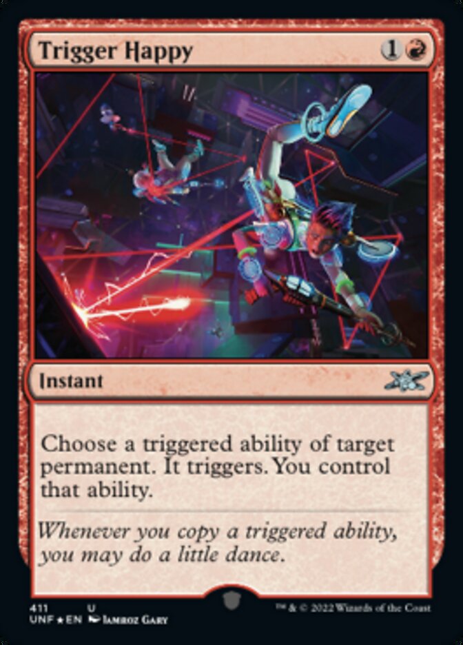 Trigger Happy (Galaxy Foil) [Unfinity] | Gamer Loot