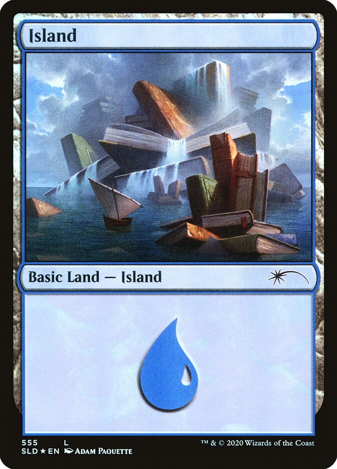 Island (Well Read) (555) [Secret Lair Drop Promos] | Gamer Loot