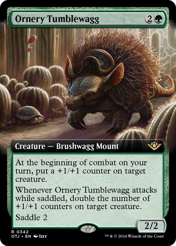 Ornery Tumblewagg (Extended Art) [Outlaws of Thunder Junction] | Gamer Loot