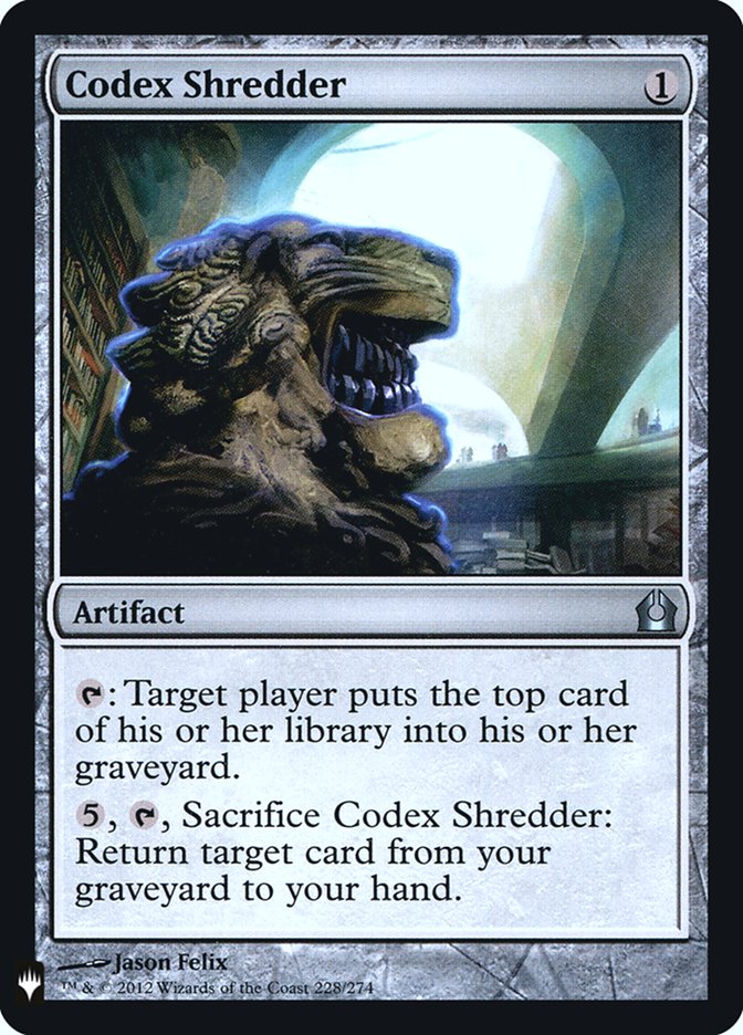 Codex Shredder [Mystery Booster] | Gamer Loot