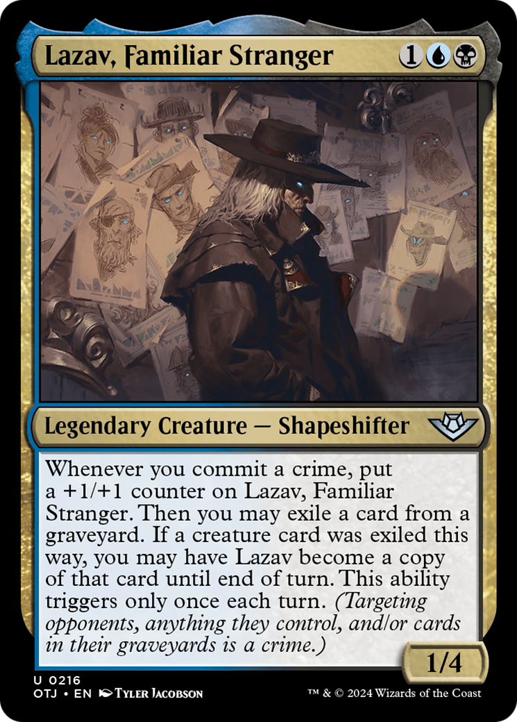 Lazav, Familiar Stranger [Outlaws of Thunder Junction] | Gamer Loot