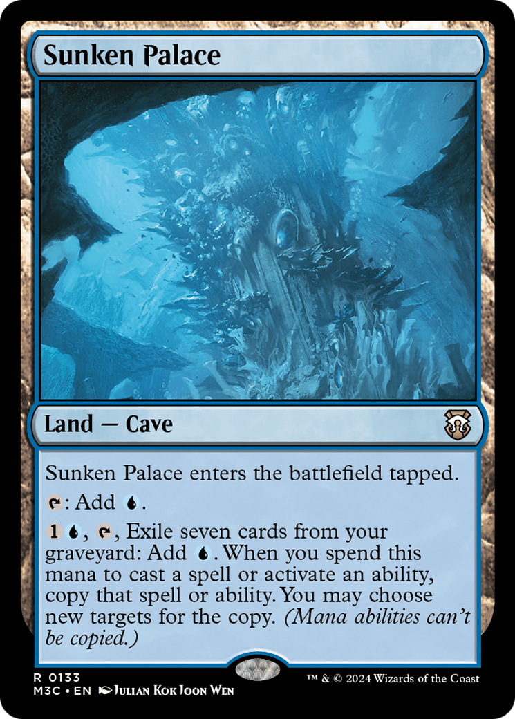 Sunken Palace (Extended Art) (Ripple Foil) [Modern Horizons 3 Commander] | Gamer Loot