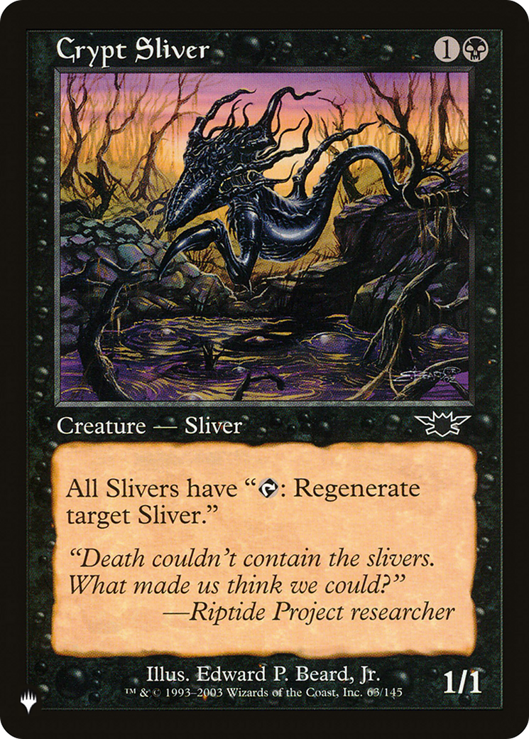 Crypt Sliver [The List Reprints] | Gamer Loot