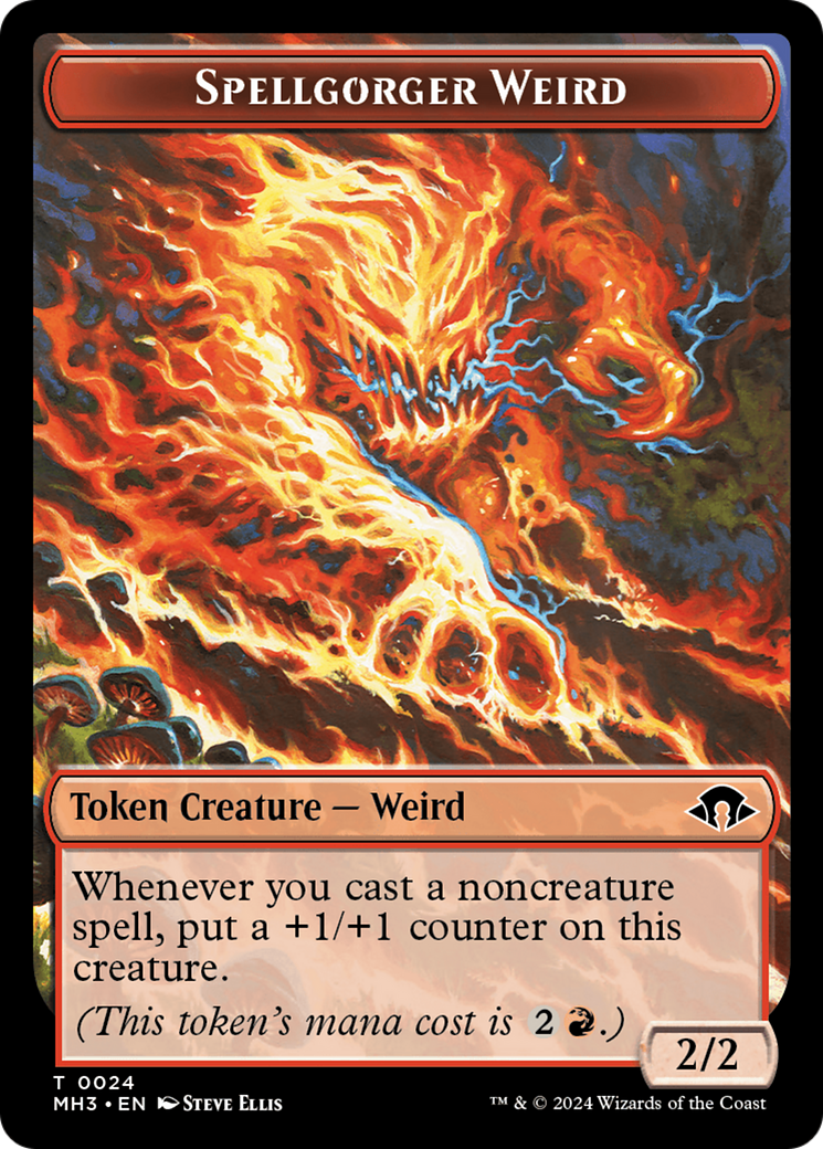 Eldrazi Spawn // Spellgorger Weird Double-Sided Token [Modern Horizons 3 Tokens] | Gamer Loot