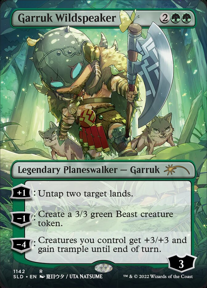 Garruk Wildspeaker (Borderless) [Secret Lair Drop Series] | Gamer Loot