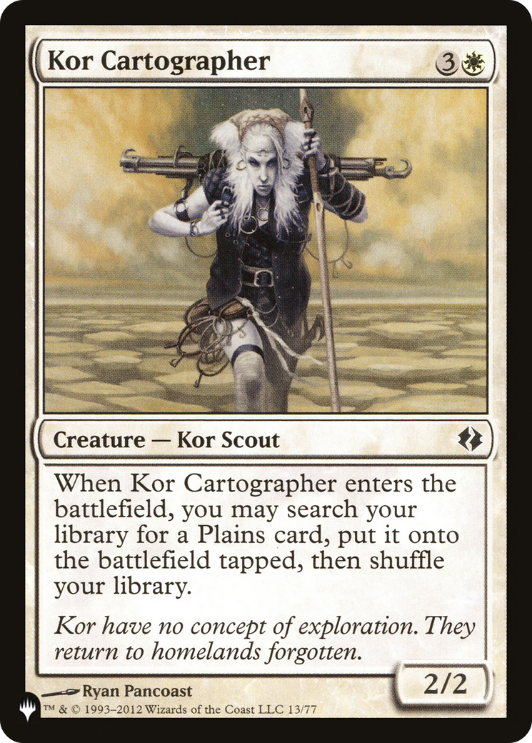 Kor Cartographer [The List Reprints] | Gamer Loot