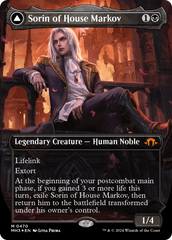 Sorin of House Markov // Sorin, Ravenous Neonate (Borderless) (Textured Foil) [Modern Horizons 3] | Gamer Loot