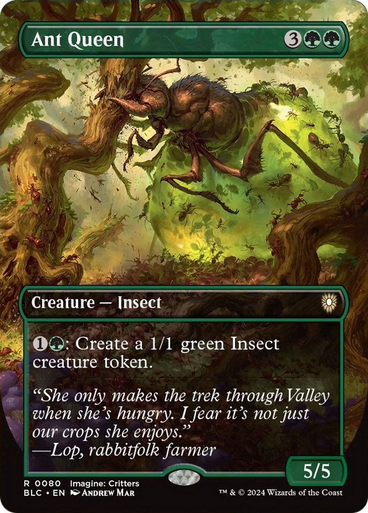 Ant Queen (Borderless) [Bloomburrow Commander] | Gamer Loot