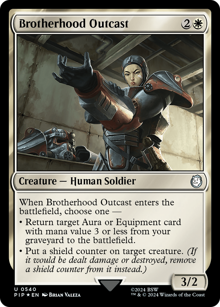 Brotherhood Outcast (Surge Foil) [Fallout] | Gamer Loot