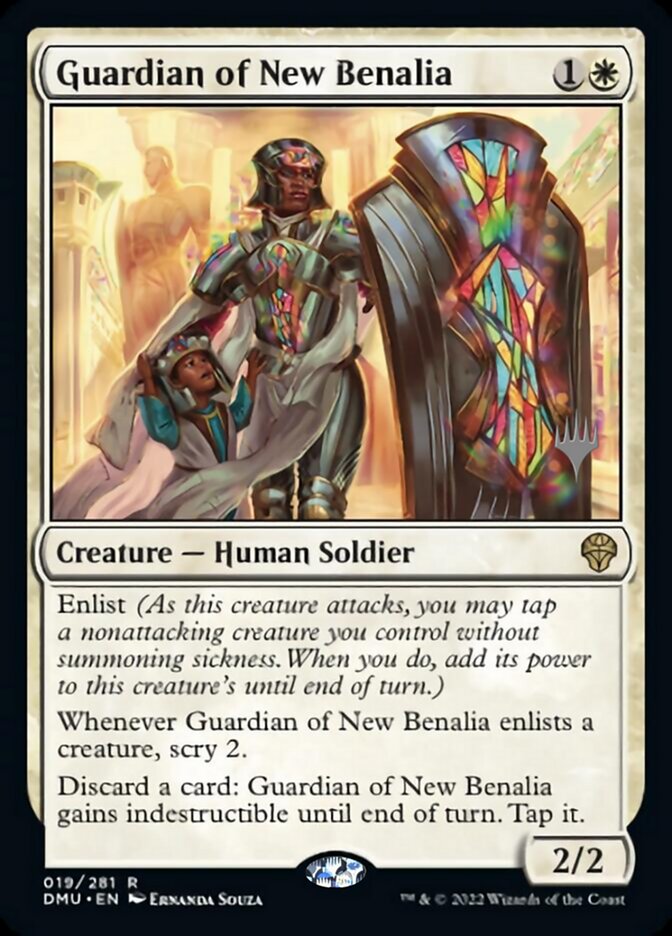 Guardian of New Benalia (Promo Pack) [Dominaria United Promos] | Gamer Loot