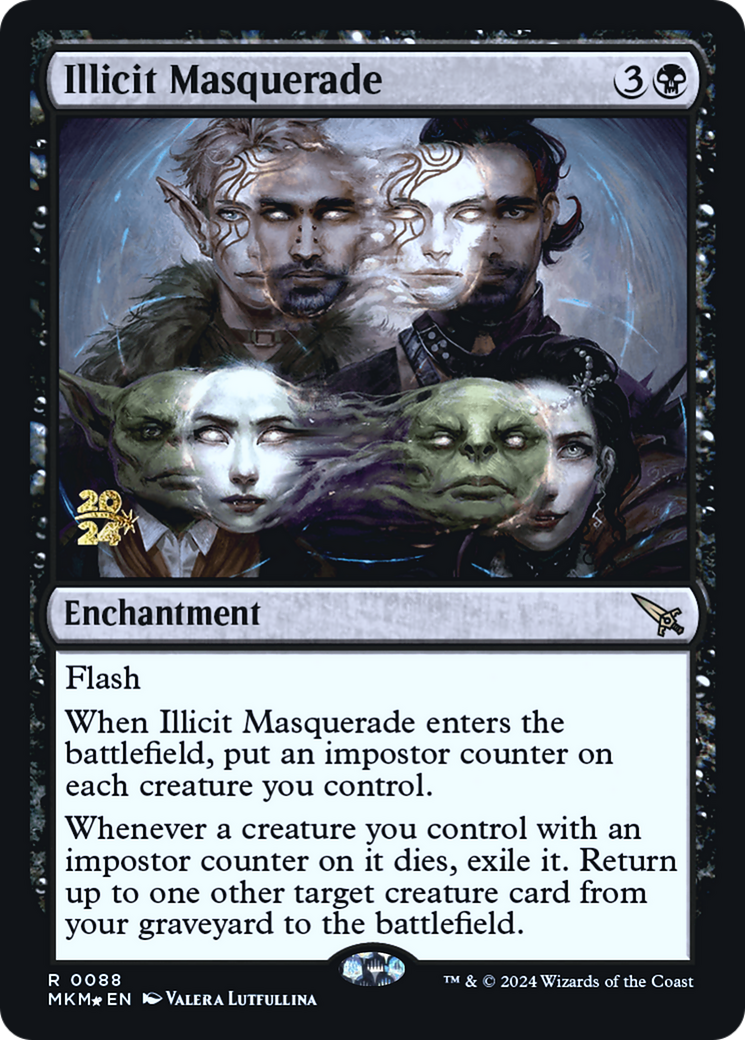 Illicit Masquerade [Murders at Karlov Manor Prerelease Promos] | Gamer Loot