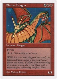 Shivan Dragon (Oversized) [Oversize Cards] | Gamer Loot