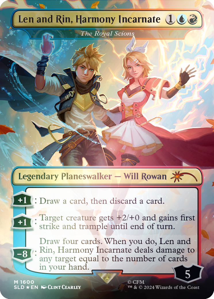 Len and Rin, Harmony Incarnate - The Royal Scions (Rainbow Foil) [Secret Lair Drop Series] | Gamer Loot