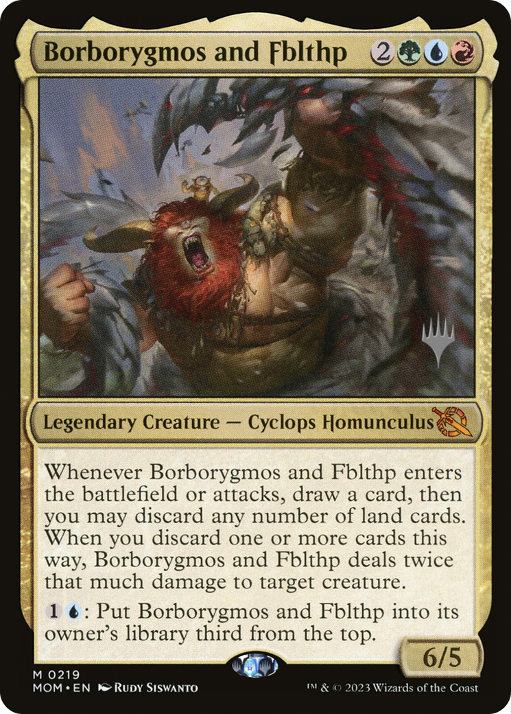 Borborygmos and Fblthp (Promo Pack) [March of the Machine Promos] | Gamer Loot