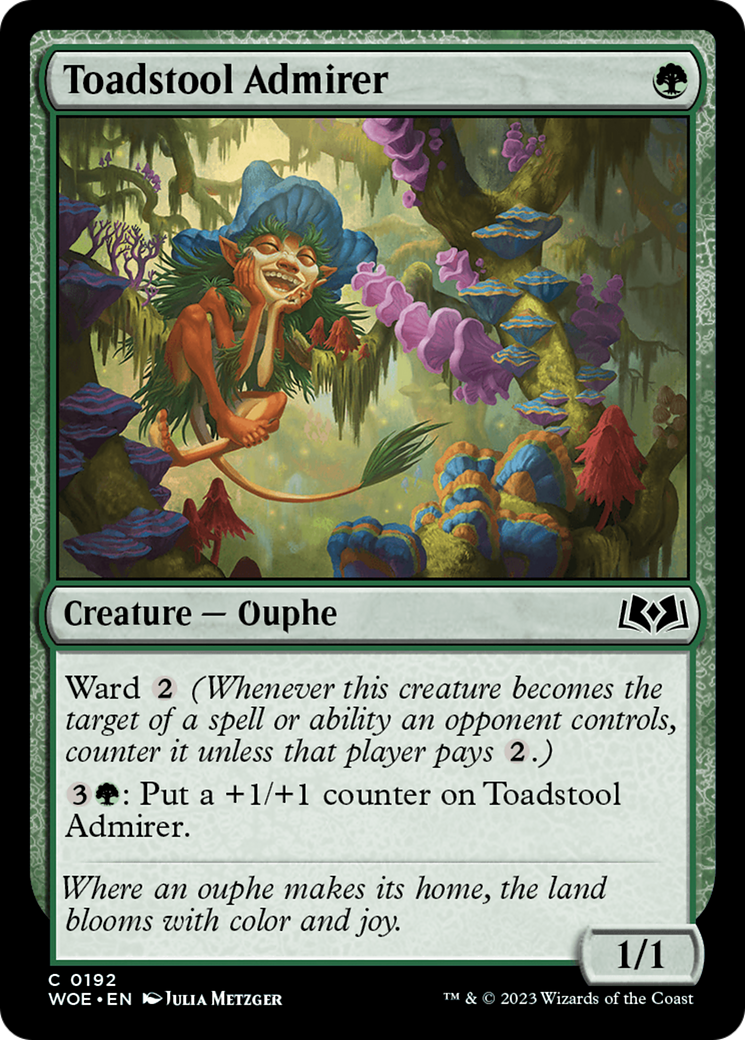 Toadstool Admirer [Wilds of Eldraine] | Gamer Loot