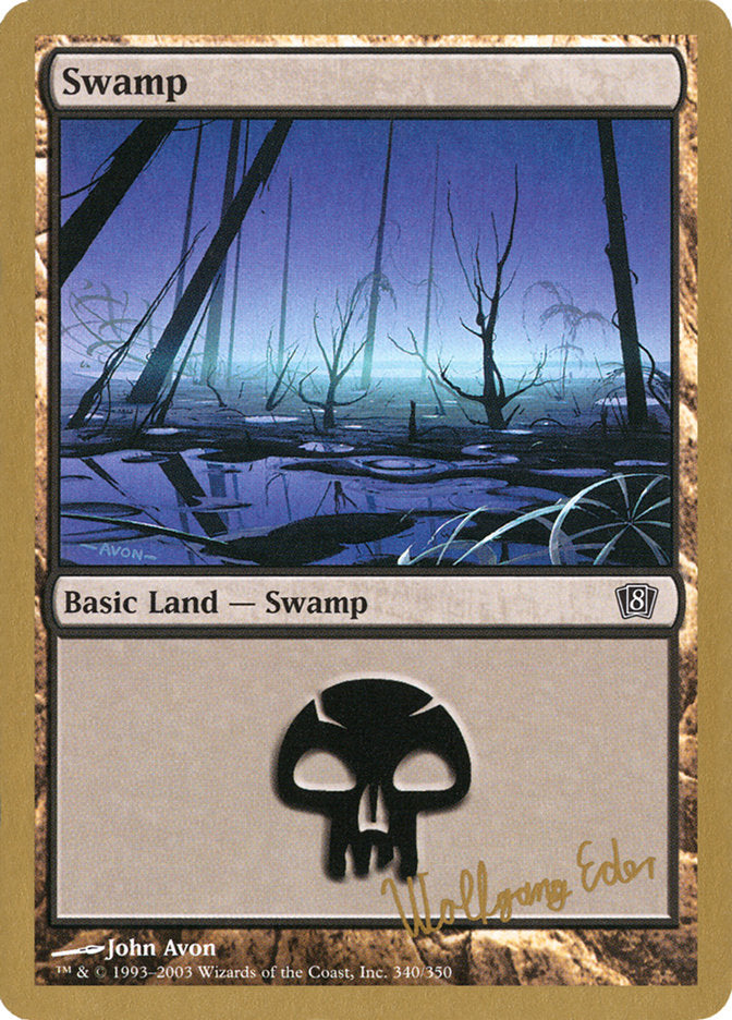 Swamp (we340) (Wolfgang Eder) [World Championship Decks 2003] | Gamer Loot