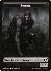 Zombie // Dog Illusion Double-Sided Token [Dungeons & Dragons: Adventures in the Forgotten Realms Tokens] | Gamer Loot