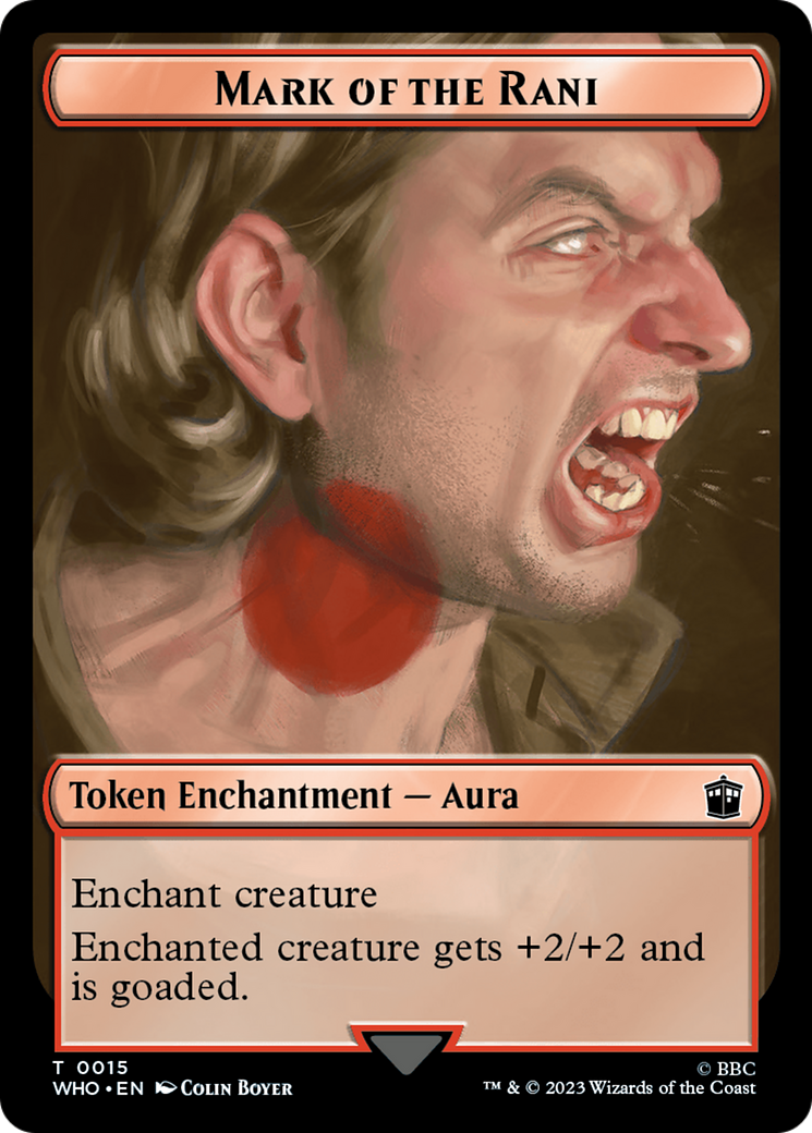 Soldier // Mark of the Rani Double-Sided Token [Doctor Who Tokens] | Gamer Loot