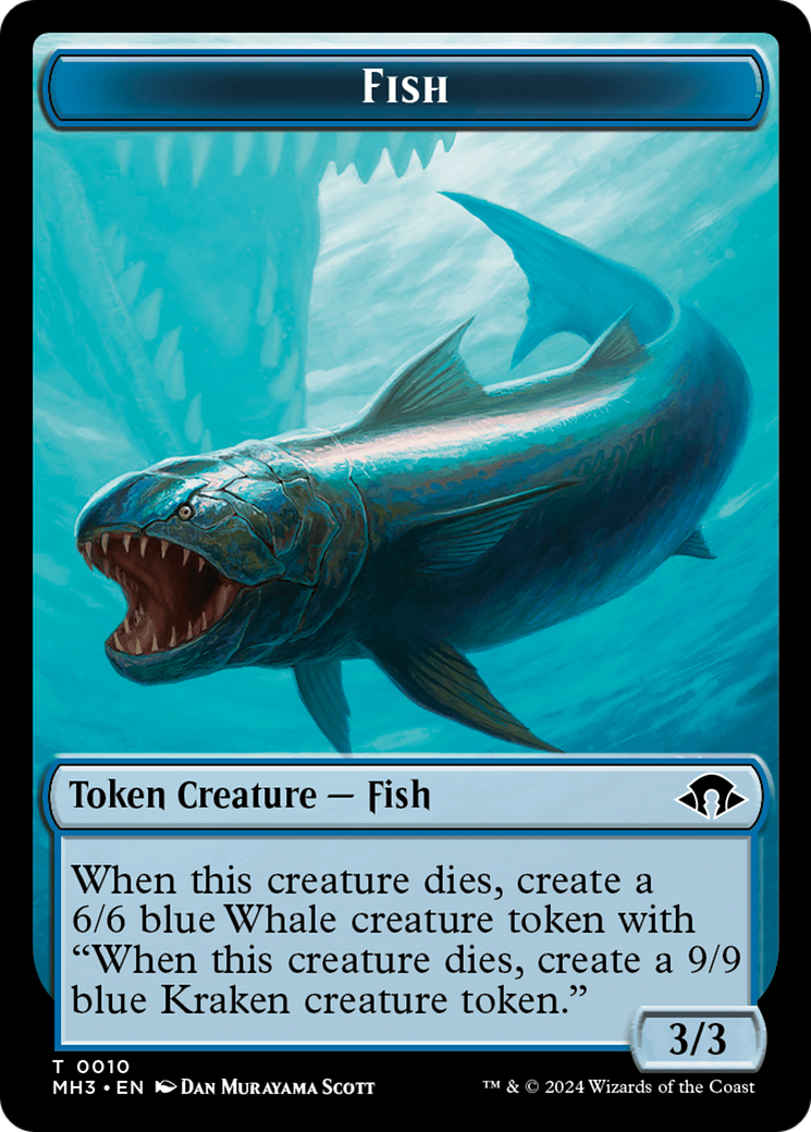 Servo // Fish Double-Sided Token [Modern Horizons 3 Tokens] | Gamer Loot