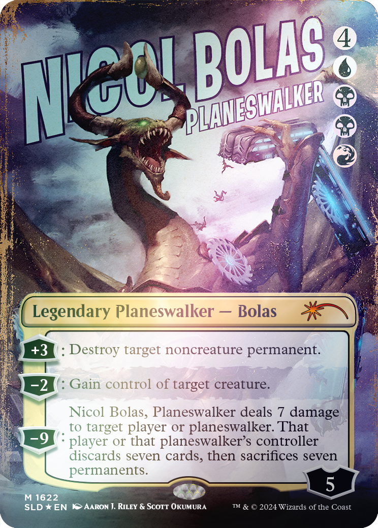 Nicol Bolas, Planeswalker (Rainbow Foil) [Secret Lair Drop Series] | Gamer Loot