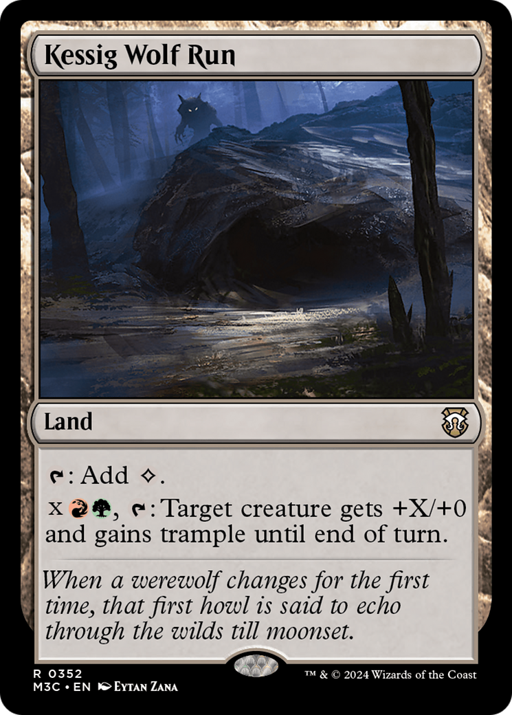 Kessig Wolf Run (Ripple Foil) [Modern Horizons 3 Commander] | Gamer Loot